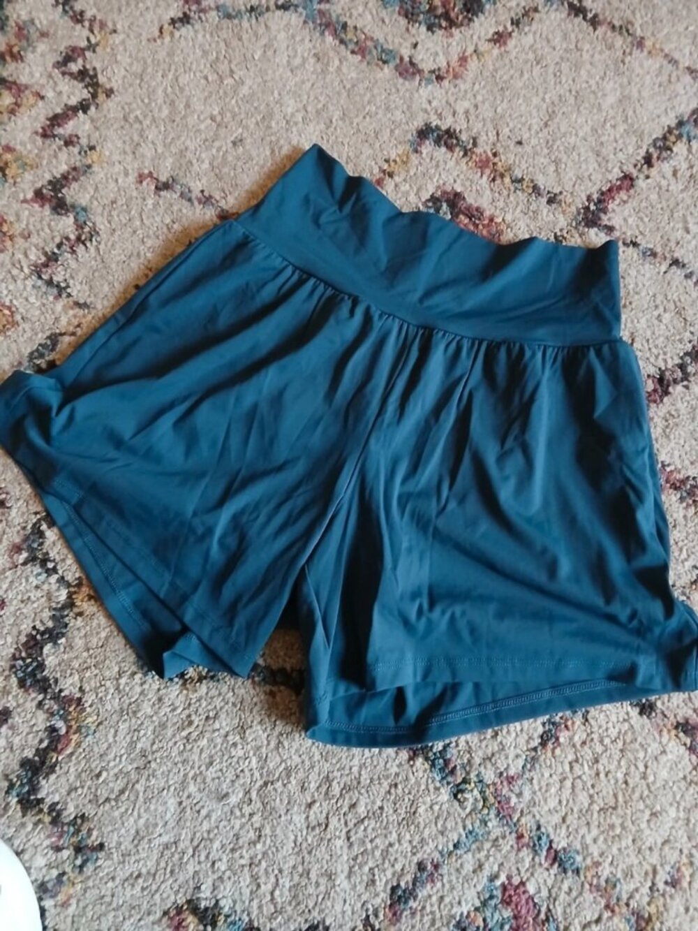 2 in 1 Navy Athletic Shorts Size M